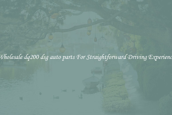 Wholesale dq200 dsg auto parts For Straightforward Driving Experience