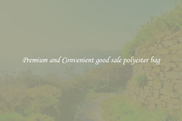 Premium and Convenient good sale polyester bag