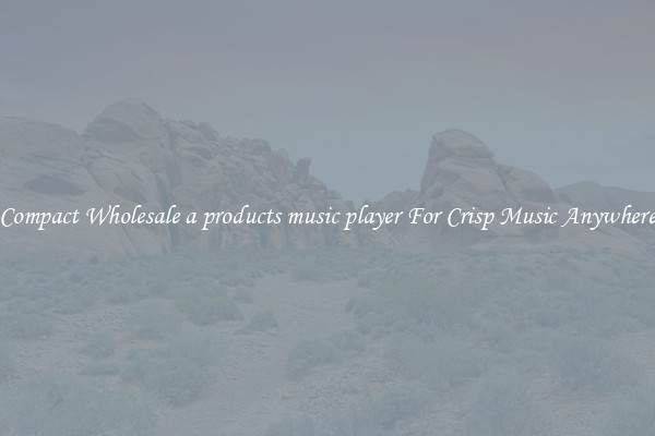 Compact Wholesale a products music player For Crisp Music Anywhere