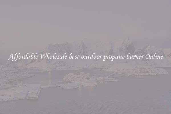 Affordable Wholesale best outdoor propane burner Online