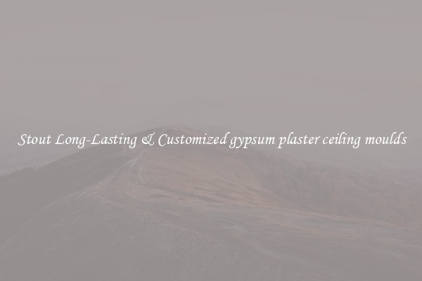 Stout Long-Lasting & Customized gypsum plaster ceiling moulds